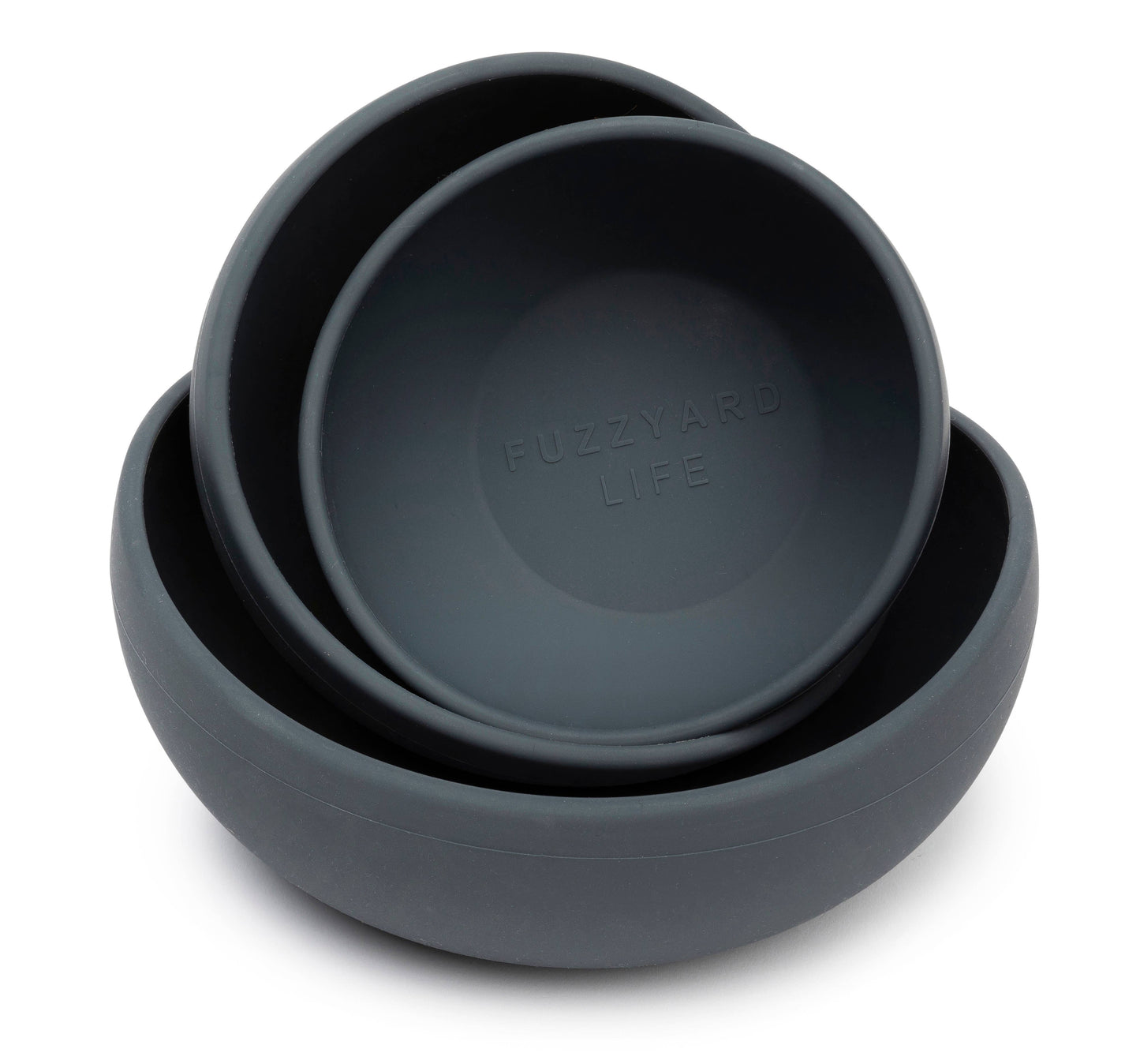 Silicone Bowl - Slate Grey