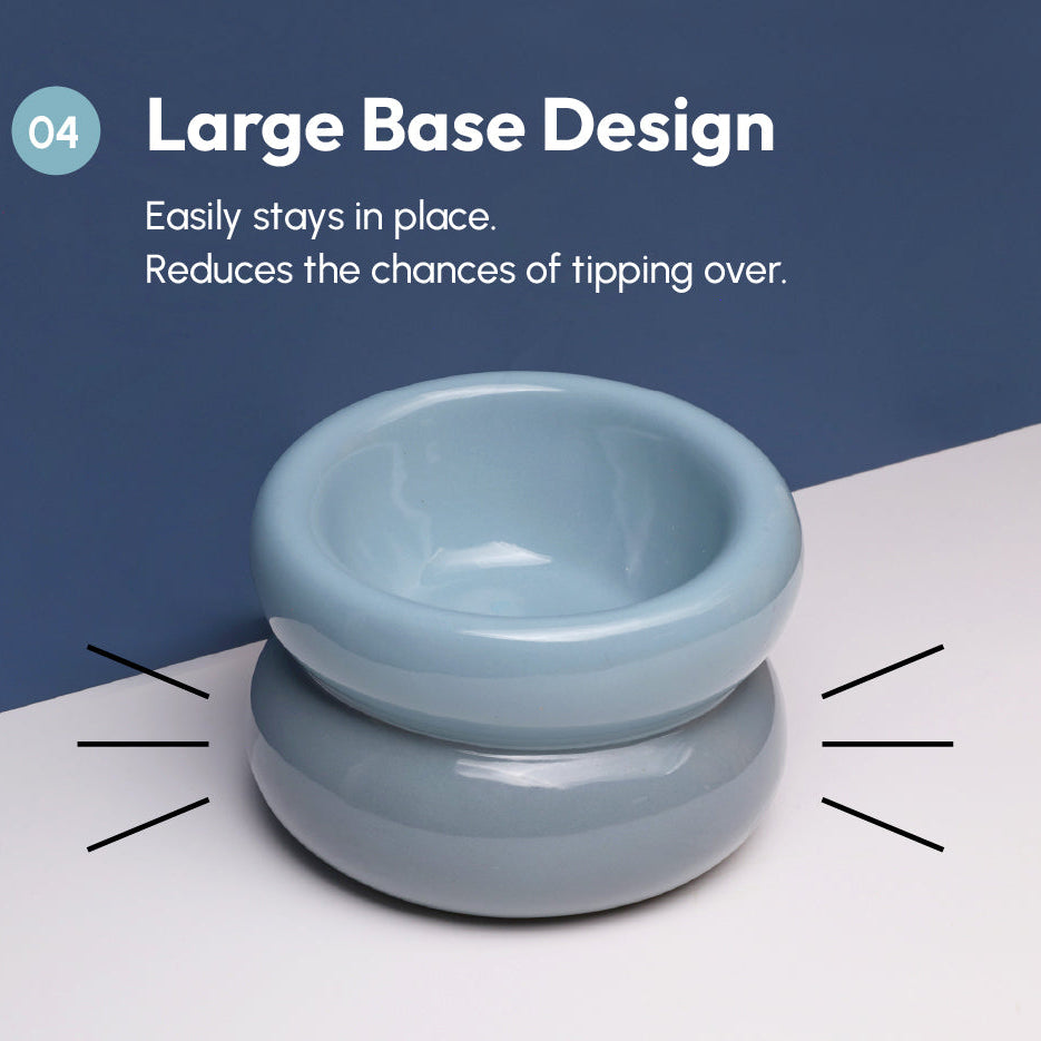 Soufflé Pet Bowl - Frozen Blue