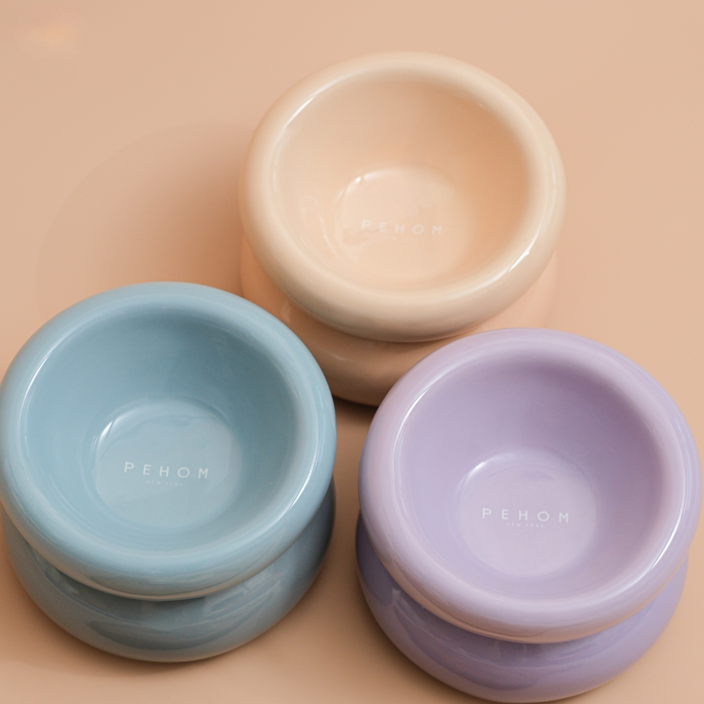 Soufflé Pet Bowl - Cream Beige