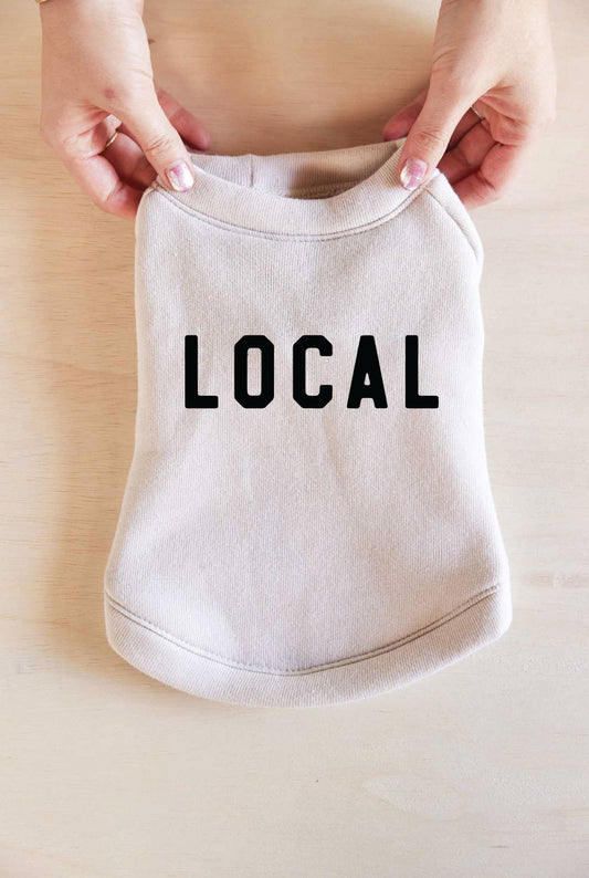LOCAL Pet Graphic Sweatshirt: HEATHER DUST / L