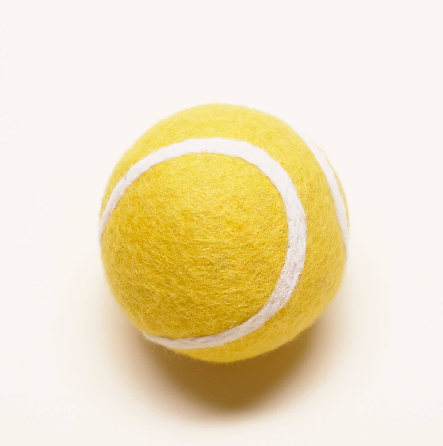 Large Gray Wool Tennis Ball