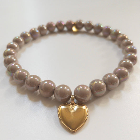 Silky Toffee Skinny Necklace: 10 inches