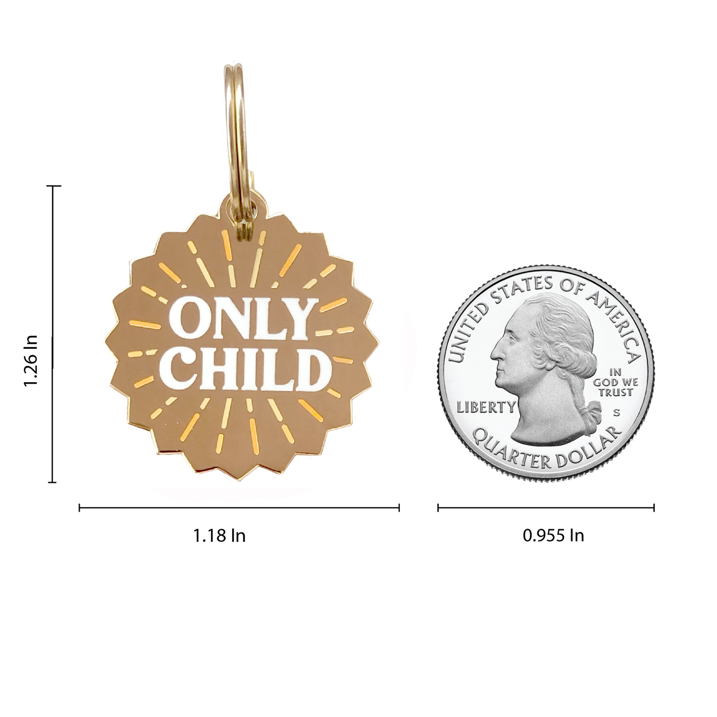 COMING SOON! Only Child Pet ID Tag