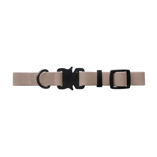 AVA DOG COLLAR: Beige