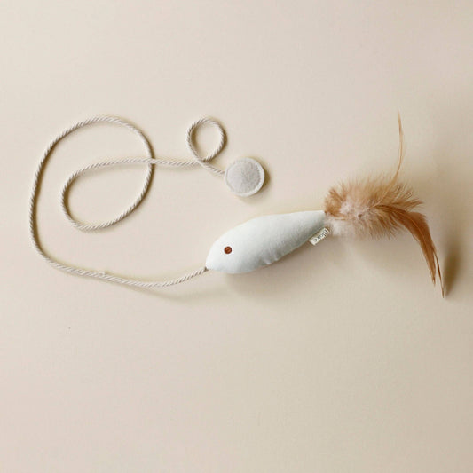 Cat Toy Golden Fish: White / Unique