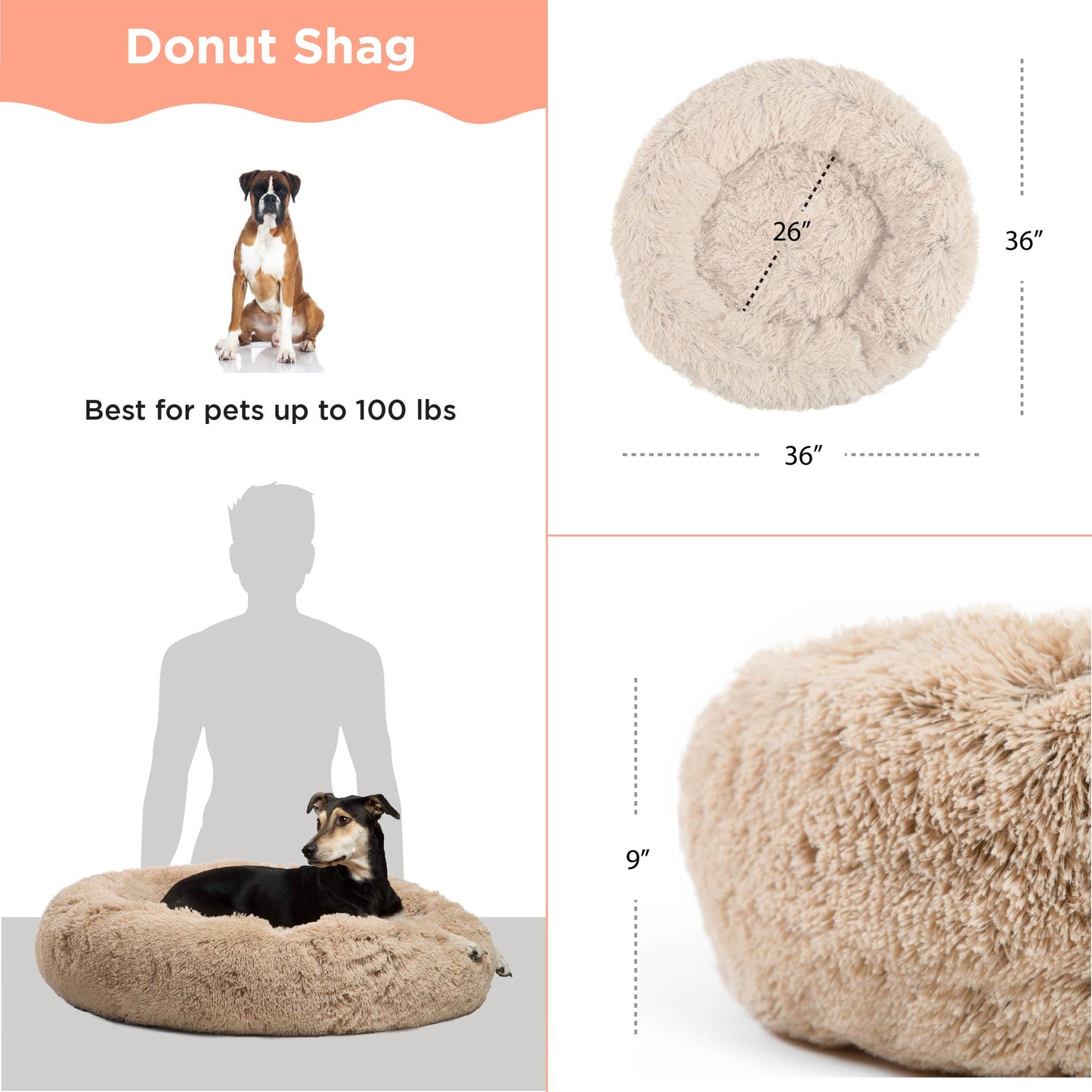 Donut Shag - Taupe